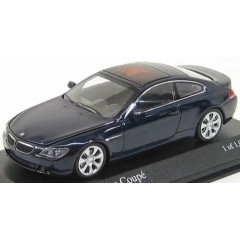 1:43 Масштабная модель BMW 6-series Coupe (E63) 2006 (Dark Blue Metallic)