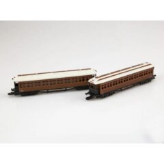 1:220 Масштабная модель локомотив MIKADO 141 и два вагона RENFE (Испанские жд) 1953