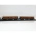 1:220 Масштабная модель локомотив MIKADO 141 и два вагона RENFE (Испанские жд) 1953
