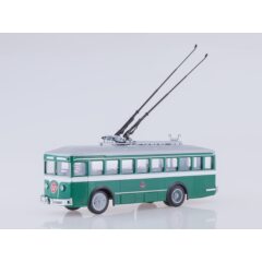 1:43 Масштабная модель Троллейбус ЛК-2, зеленый