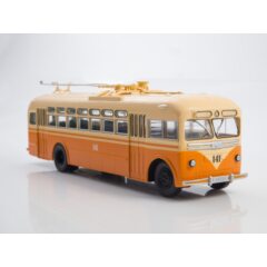 (Уценка!) 1:43 Масштабная модель Троллейбус МТБ-82Д, оранжевый