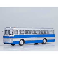 1:43 Масштабная модель Автобус Икарус-556, серебристо-синий (Венгрия)