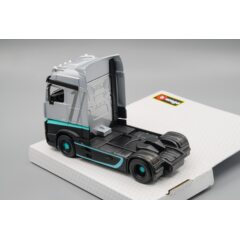 1:43 Масштабная модель седельный тягач MERCEDES-BENZ Actros Gigaspace Customs 2020 Silver