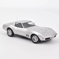 1:18 Масштабная модель CHEVROLET Corvette C3 Coupe 1969 Silver