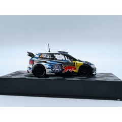 1:43 Масштабная модель VOLKSWAGEN Polo Wrc Team Volkswagen Motorsport Red Bull N 1 Winner Rally Montecarlo World Champion 2016 S.ogier - J.ingrassia, White Blue