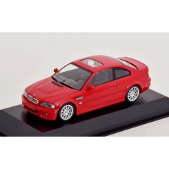 1:43 Масштабная модель BMW M3 (E46) Coupe - 2001 (red)