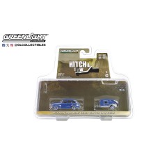 1:64 Масштабная модель FORD Fordor Super Deluxe с прицепом-кемпером "капля" 1942 Florentine Blue