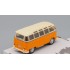 1:43 Масштабная модель VOLKSWAGEN Samba Bus, бело-оранжевый
