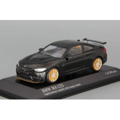 1:43 Масштабная модель BMW M4 GTS 2016 (black with orange wheels)