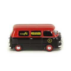 1:43 Масштабная модель Fiat 600 1958 Mokarabia Coffee черный с красным