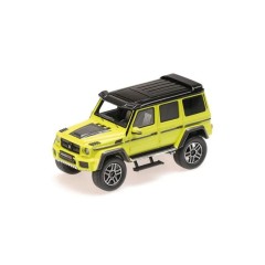 1:43 Масштабная модель BRABUS 4x4² AUF BASIS MERCEDES G 500 4x4² - 2016 - YELLOW