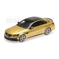 1:43 Масштабная модель Brabus 600 Basis Mercedes AMG C 63 S - 2015 (gold)
