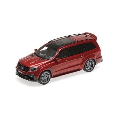 1:43 Масштабная модель Brabus 850 Widestar XL, based on Mercedes-AMG GLS - 2017 (dark red met)