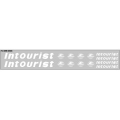 1:43 Набор декалей Inturist Автобус Икарус (вариант 1), белый (200х30)
