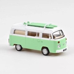 1:43 Масштабная модель VW T2 Combi Camper Van с досками для серфинга 1973 Green
