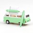 1:43 Масштабная модель VW T2 Combi Camper Van с досками для серфинга 1973 Green