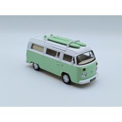 1:43 Масштабная модель VW T2 Combi Camper Van с досками для серфинга 1973 Green