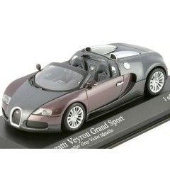 1:43 Масштабная модель Bugatti Veyron Grand Sport 2009 Grey Metallic