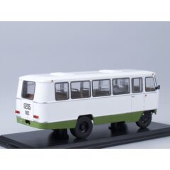 1:43 Масштабная модель Автобус Кубань-Г1А1-02 бело-зелёный