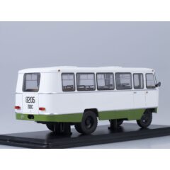 1:43 Масштабная модель Автобус Кубань-Г1А1-02 бело-зелёный