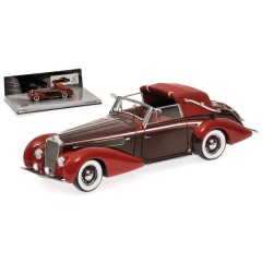1:43 Масштабная модель Delage D8-120 Cabriolet 1939 Red