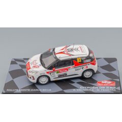 1:43 Масштабная модель CITROEN Ds3 R3 Total N 83 Rally Montecarlo 2013 A.crugnola - M.ferrara, White Red