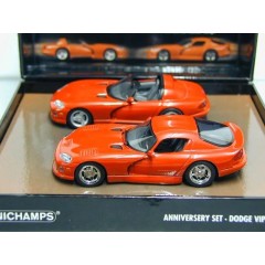 1:43 Масштабная модель Dodge Viper 1993-2003 Coupe + Cabrio