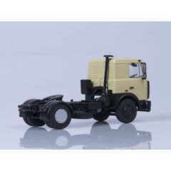 1:43 Масштабная модель МАЗ-5432 седельный тягач (поздняя кабина, бежевый) /металл. рама, откидывающаяся кабина/