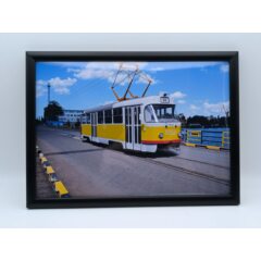 Постер А4 в рамке Трамвай Tatra-T3SU