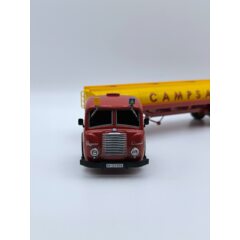 1:43 Масштабная модель PEGASO Mofletes Diesel Tanker Truck Campsa Fuel (1949), red / yellow