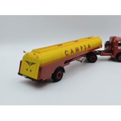 1:43 Масштабная модель PEGASO Mofletes Diesel Tanker Truck Campsa Fuel (1949), red / yellow
