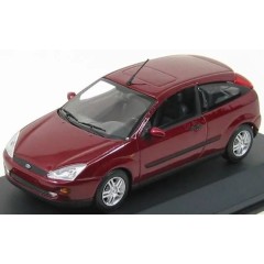 1:43 Масштабная модель Ford Focus 3-door 1998 Dark Red Metallic