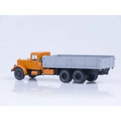 1:43 Масштабная модель ЯАЗ-210 бортовой, оранжевый/серый