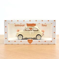 1:18 Масштабная модель FIAT 500 L "Wedding Gift" 1968 Ivory (свадебный подарок)