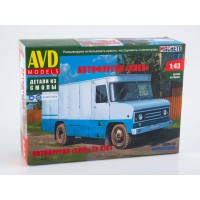 1:43 Сборная модель Автофургон "Хлеб" ТА 3761