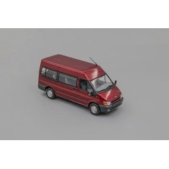 1:43 Масштабная модель FORD Transit  Base Van Medium Roof (2000) Salsa Red Metallic