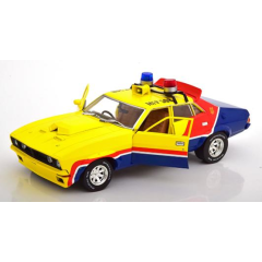 1:18 Масштабная модель FORD Falcon XB V8 Interceptor "M.F.P." 1974 (из к/ф "Безумный Макс") Yellow