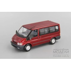 1:43 Масштабная модель FORD Transit Tourneo Van (2001), dark red
