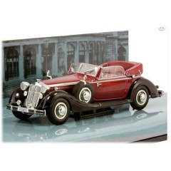 1:43 Масштабная модель Horch 853A Cabriolet 1938 red-black