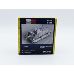 1:100 Сборная модель Французская САУ Somua SAu40