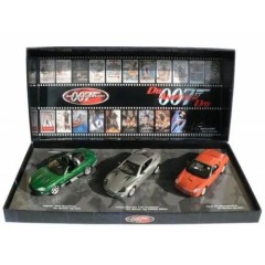 1:43 Масштабная модель James Bond "Die another day": Aston Martin, Ford Thunderbird, Jaguar Xkr (3 модели, подарочный)