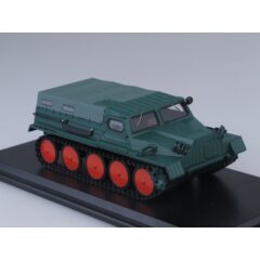 1:43 Масштабная модель Гусеничный транспортёр-снегоболотоход (ГТ-С), 1954 г., с тентом