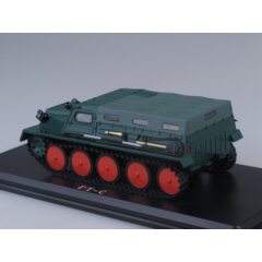 1:43 Масштабная модель Гусеничный транспортёр-снегоболотоход (ГТ-С), 1954 г., с тентом