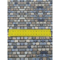 Самоклеющаяся текстура кирпичной стены №4 (крупная), для макетов, лист А4