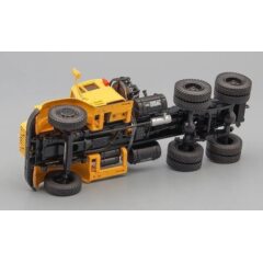 1:43 Масштабная модель КРАЗ 258Б седельный тягач (1969-1977), желтый