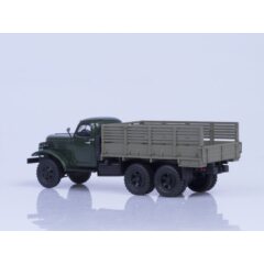 1:43 Масштабная модель ЗИС-151 бортовой, зелёный/коричневый