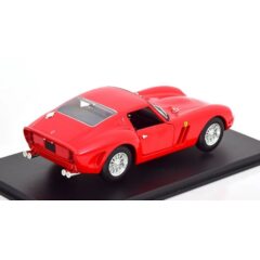 1:24 Масштабная модель FERRARI 250 Gto (1962) - Con Vetrina - With Showcase, Red