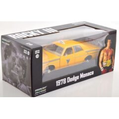 1:24 Масштабная модель DODGE Monaco Taxi "City Cab" 1978 (из к/ф "Рокки III")
