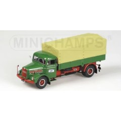 1:43 Масштабная модель MAN F8 CANVAS TRUCK - 1953 - GREEN/RED