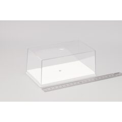 Коробка пластиковых боксов для моделей белый подиум 155х90х70мм (20шт.)